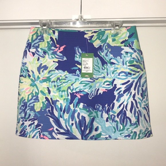 Lilly Pulitzer Pants - Lilly Pulitzer Brilliant Blue Marigold Skort